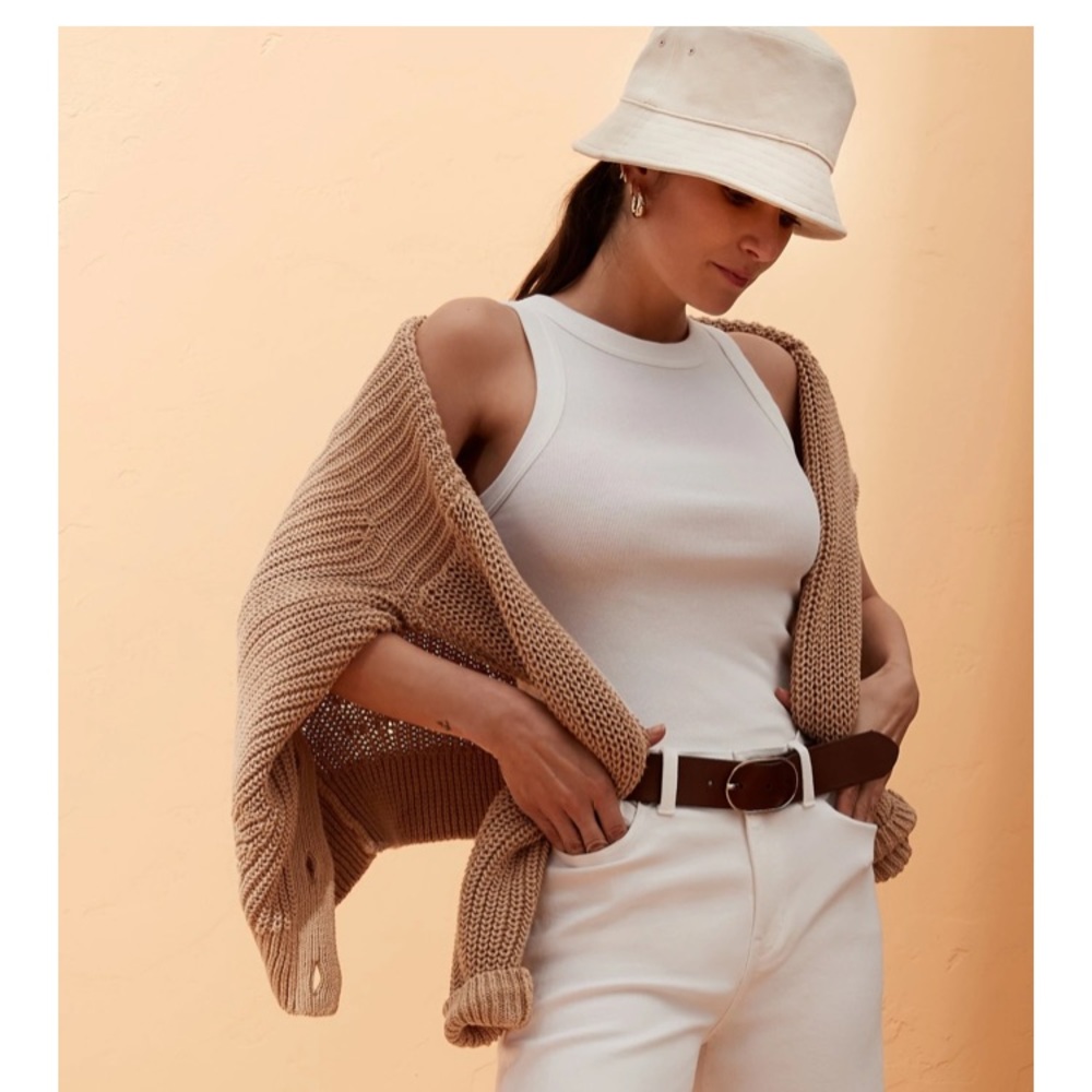 Banana Republic Cotton Knit Cardigan